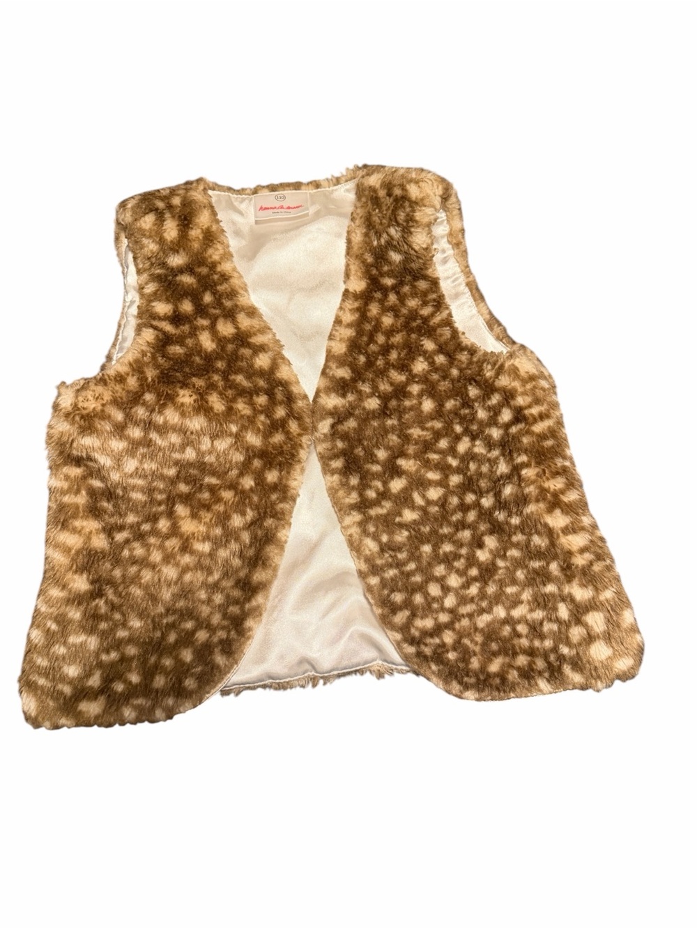 Hanna Andersson faux fur vest